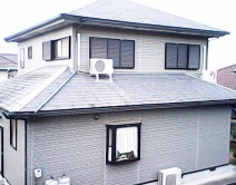 熊本市西区　Ｉ様邸：外壁・屋根塗装工事邸のBefore（施工前）の様子